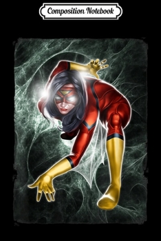 Composition Notebook: Marvel Spider-Woman Epic Abstract Spider's Den  Journal/Notebook Blank Lined Ruled 6x9 100 Pages