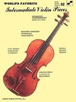 Paperback Intermediate Violin Pieces Book