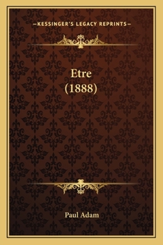 Paperback Etre (1888) [French] Book