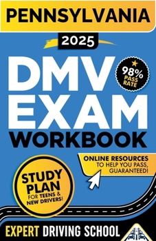 Paperback Pennsylvania DMV Exam Workbook Book