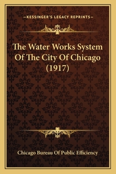 Paperback The Water Works System Of The City Of Chicago (1917) Book