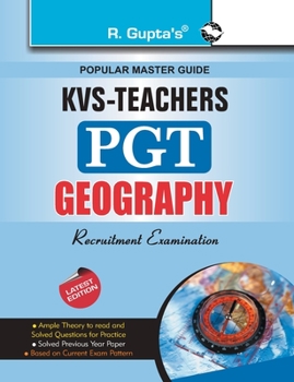 Paperback Kvs: Geography (PGT) Teachers Exam Guide Book