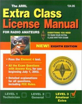 Paperback ARRL Extra Class License Manual Book