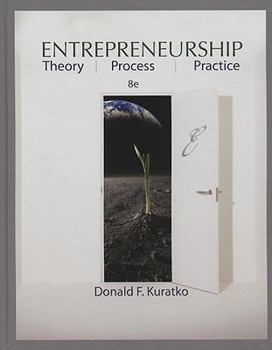 Hardcover Entrepreneurship: Theory, Process, and Practice Book