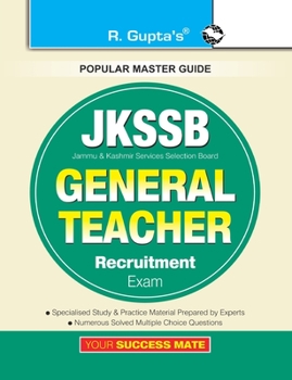 Paperback Jkssb: General Teacher Recruitment Exam Guide Book