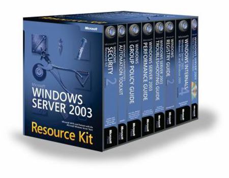 Paperback Microsoft(r) Windows Server(tm) 2003 Resource Kit Book