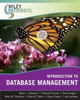 Paperback Wiley Pathways Introduction to Database Management Book