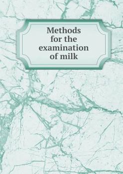 Paperback Methods for the Examination of Milk Book
