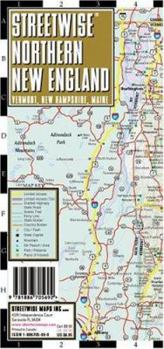 Map Streetwise Northern New England Map - Laminated Area Road Map of Northern New England Book