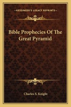 Paperback Bible Prophecies Of The Great Pyramid Book