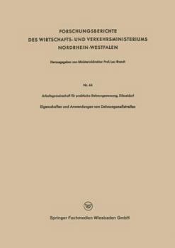 Paperback Eigenschaften Und Anwendungen Von Dehnungsmeßstreifen [German] Book