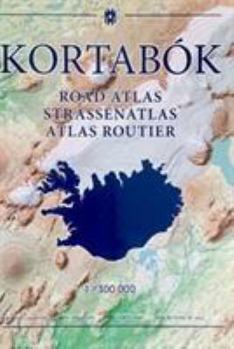 Spiral-bound Iceland Road Atlas, with town plans, 2017-2018: 1:300,000 Book