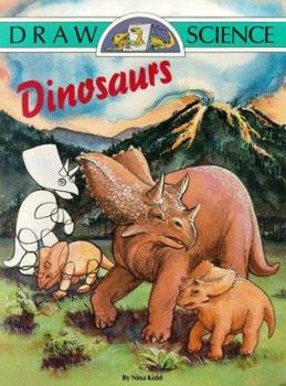 Paperback Draw Science: Dinosaurs (Draw Science Series) Book