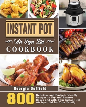 Paperback Instant Pot Air Fryer Lid Cookbook Book