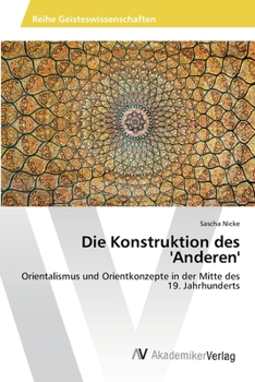 Paperback Die Konstruktion des 'Anderen' [German] Book