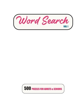 Paperback WordSearch Vol 1: Large Print Word Search Puzzles for Adults & Seniors Book