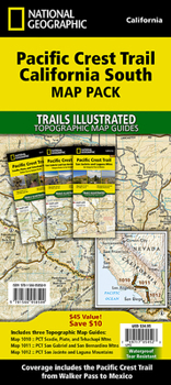 Map Pacific Crest Trail: California South [Map Pack Bundle] Book