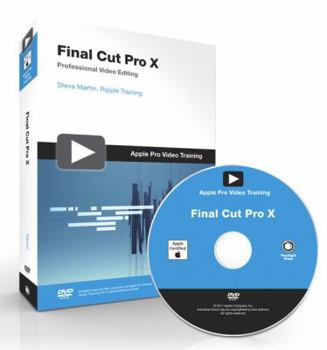 Paperback Final Cut Pro X Quick-Reference Guide [With DVD ROM] Book