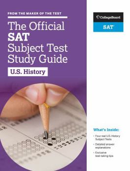 Paperback The Official SAT Subject Test in U.S. History Study Guide Book