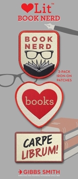 Misc. Book Nerd 3-Patch Assortment Book