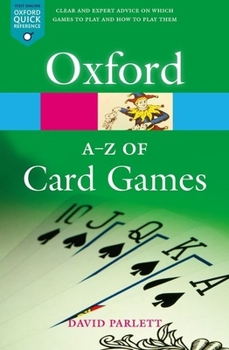 Paperback The A-Z of Card Games Book