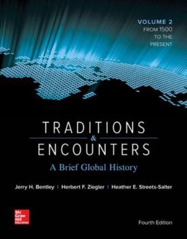 Paperback Traditions & Encounters: A Brief Global History Volume 2 Book