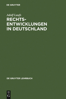 Hardcover Rechtsentwicklungen in Deutschland [German] Book
