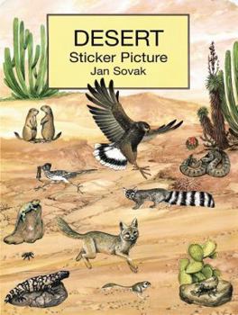 Desert Sticker Picture: With 33 Reusable Peel-and-Apply Stickers