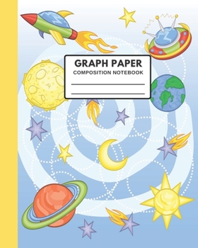 Graph Paper Composition Notebook: Cool gift for Kids Boys Girls Elementary Middle High School Student Teacher - Perfect use at school home work - 8"x1