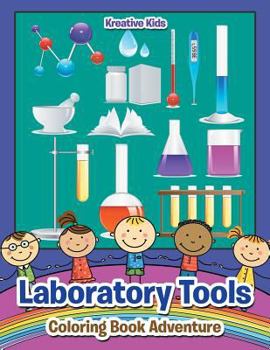 Paperback Laboratory Tools Coloring Book Adventure Book