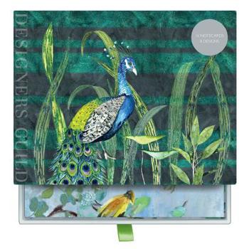 Notebook Designers Guild (Blues and Greens) Greeting Assortment Notecard Set Book