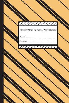 Paperback Hogwarts School Notebook: Hufflepuff Edition Book