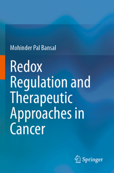 Paperback Redox Regulation and Therapeutic Approaches in Cancer Book
