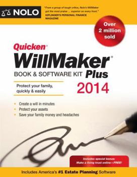 Paperback Quicken Willmaker Plus 2014 Edition: Book & Software Kit Book
