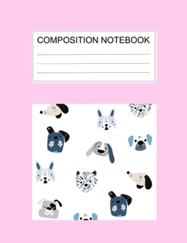 Composition notebook: Ruled (8.5 x 11 in), 110 Pages: Diary Book For Girl, Journal Notebook For Kids, Writing Journal Lined, Cute Pets (8.5 x 11 in), 110 Pages (cute composition pink)