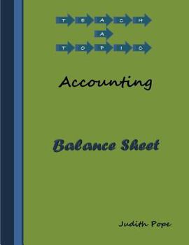 Paperback Balance Sheet: Balance Sheet Book