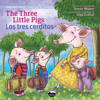 Paperback 3 Little Pigs/Los Tres Cerdito Book
