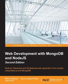 Paperback Web Development with MongoDB and NodeJS Second Edition Book