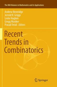 Paperback Recent Trends in Combinatorics Book