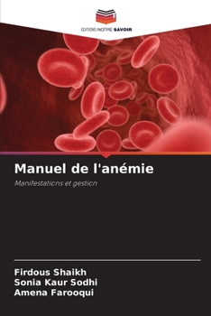 Paperback Manuel de l'anémie [French] Book