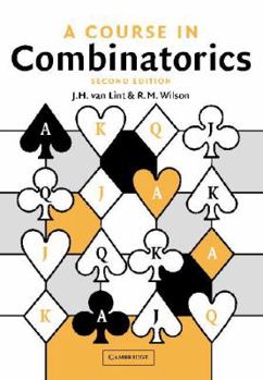 Hardcover A Course in Combinatorics Book