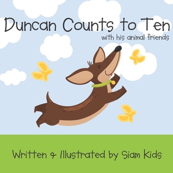 Paperback Duncan Counts to Ten: Children's Counting Book