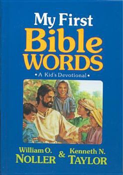 Hardcover My First Bible Words: A Kids Devotional Book