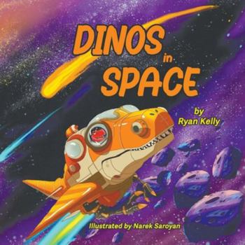 Paperback Dinos in Space Book