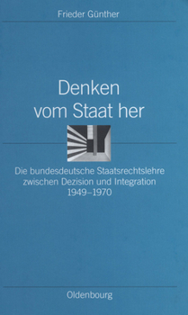 Hardcover Denken Vom Staat Her [German] Book