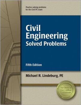 Paperback Civil Engineering Solved Problems Book