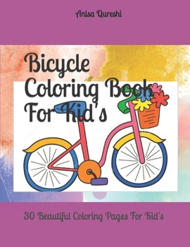 Paperback Bicycle Coloring Book For Kid's Book