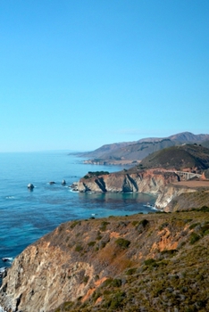 Paperback Journal: 150 Dot Grid Sheets, 6x9 Inches, California Coast, Plan Your Day and Organize Your Life, Tracker, Productivity, Diary, Book