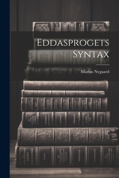 Paperback Eddasprogets Syntax [Norwegian] Book