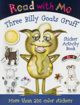 Paperback Read with Me Sticker Book Three Billy Goats Gruff [With Stickers] Book